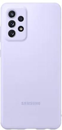 Silicone Cover EF-PA725 für das Galaxy A72, violet Handyhülle