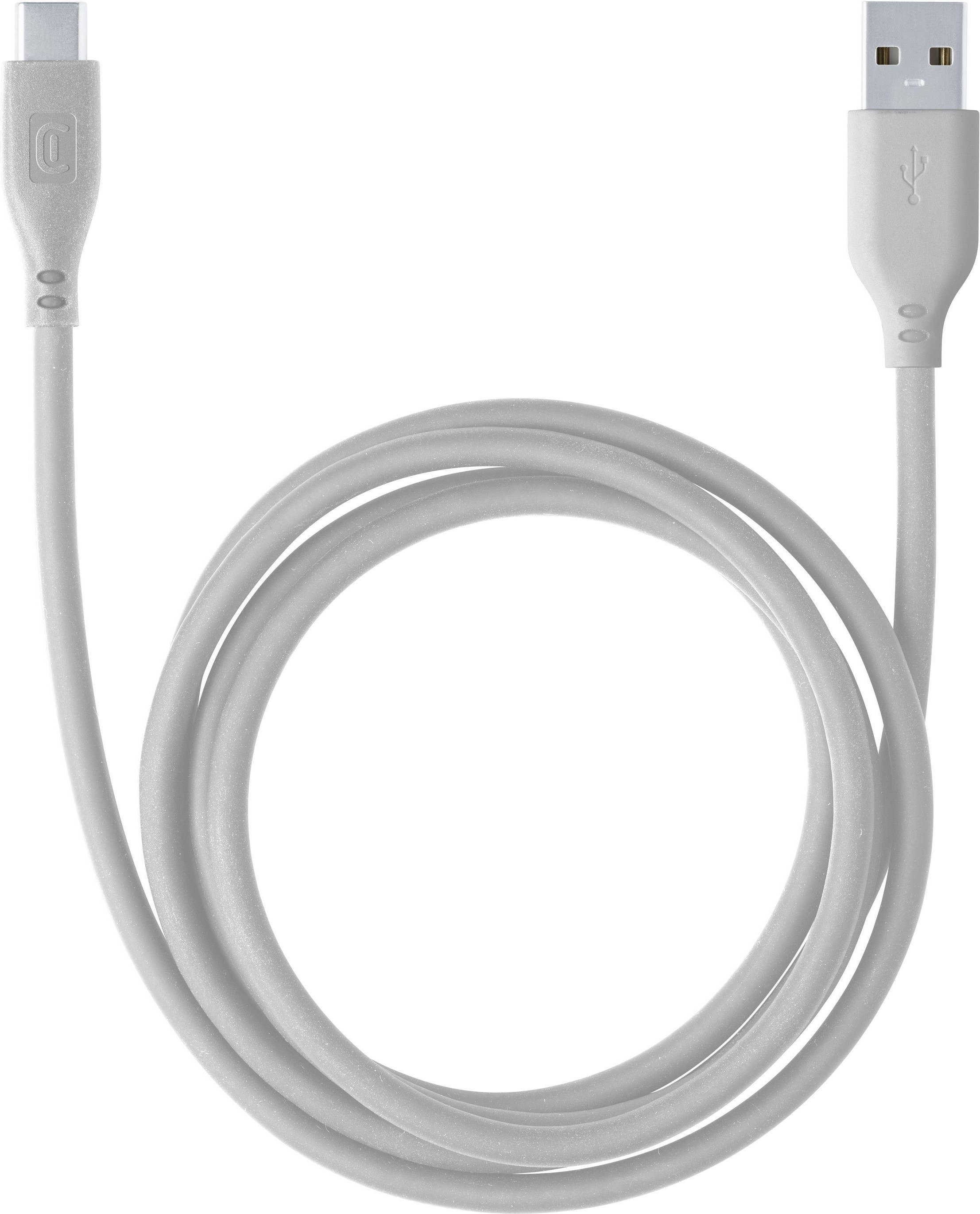 Thumbnail - Soft Data Cable USB-A/ Typ-C 1,2m Gray (60302)