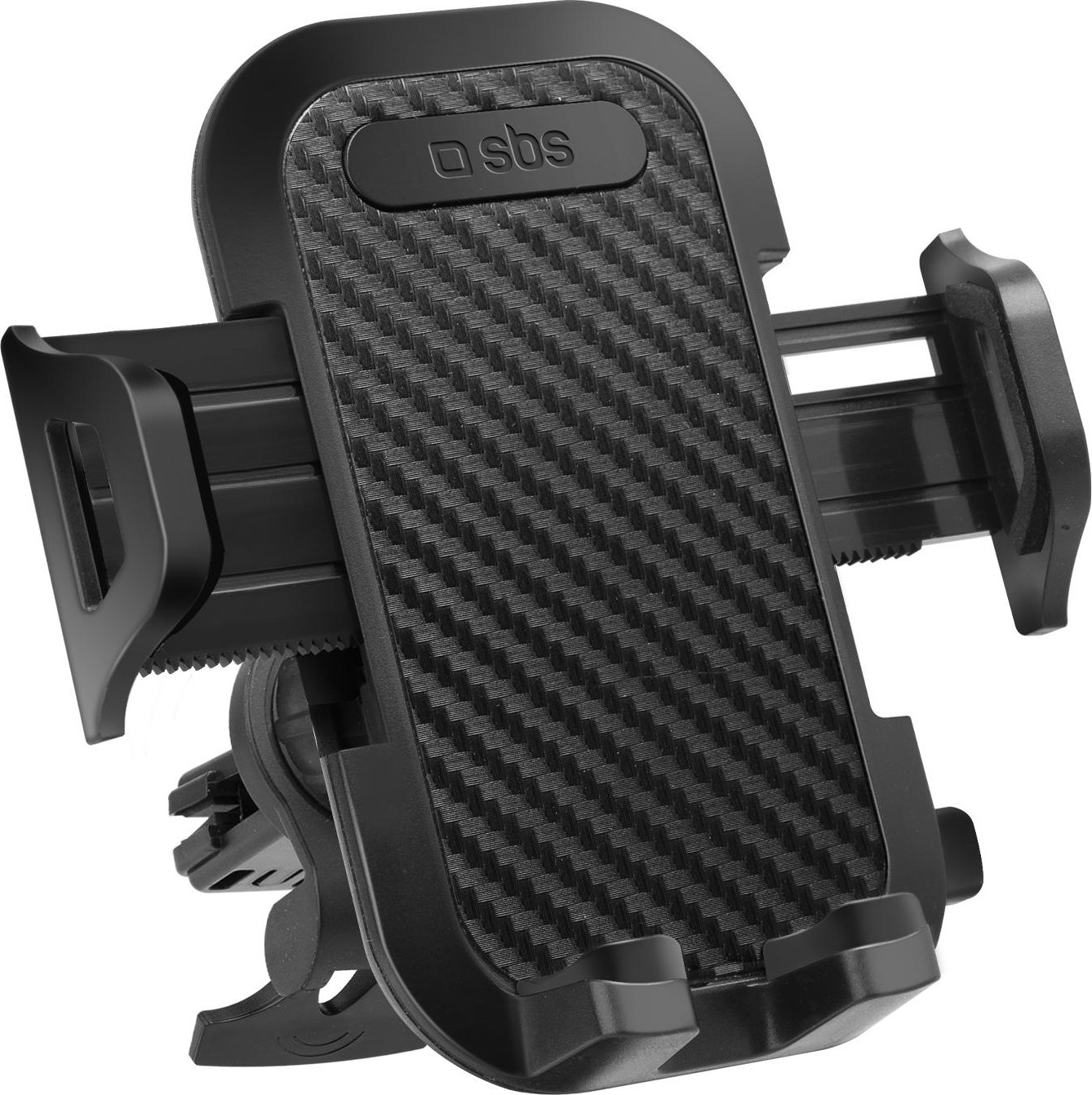 Handy-Autohalterung mit extra starkem Griff, Schwarz