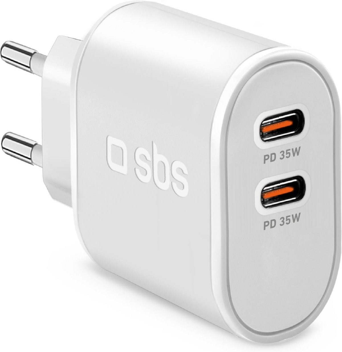 Power Delivery-Wandladegerät, 35 W, USB-C, Weiß