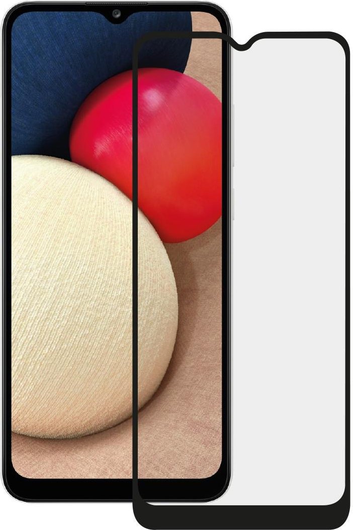 Full Screen Displayschutzglas für Samsung Galaxy A02s, A025G (62740)