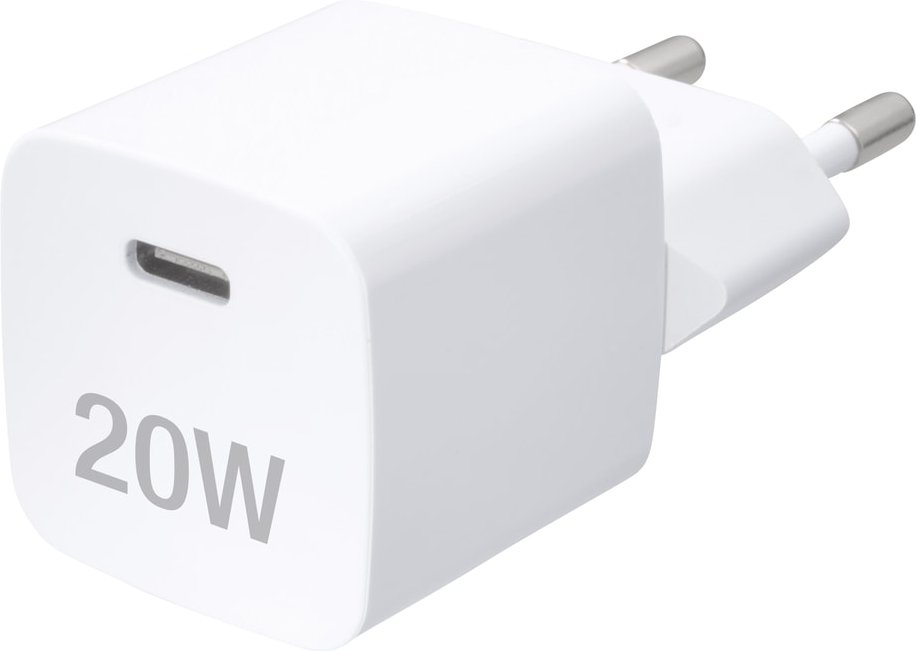 20 Watt PD 3.0 USB-C Nano Schnelladegeraet, MagSafe kompatibel, weiss (63535)