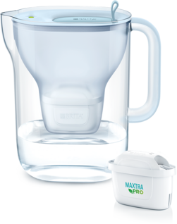 Thumbnail - Wasserfilter-Kanne Style eco gletscherblau (2,4l) inkl. 1 MAXTRA PRO All-in-1 Kartusche