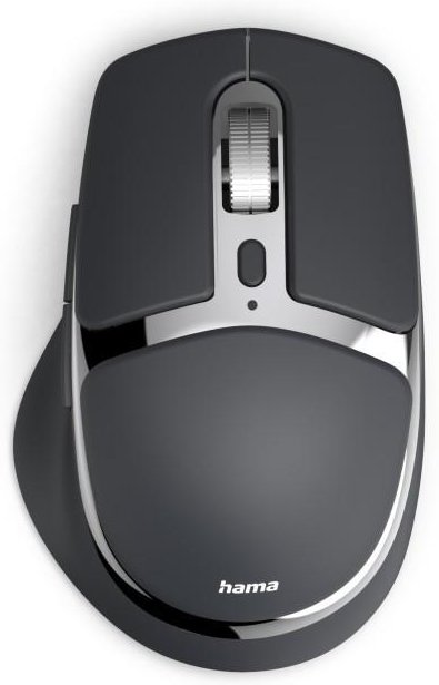 Thumbnail - Multi-Device-Maus WM-800, ergonomisch, Funk/Bluetooth, Akku, Grau (00173096)