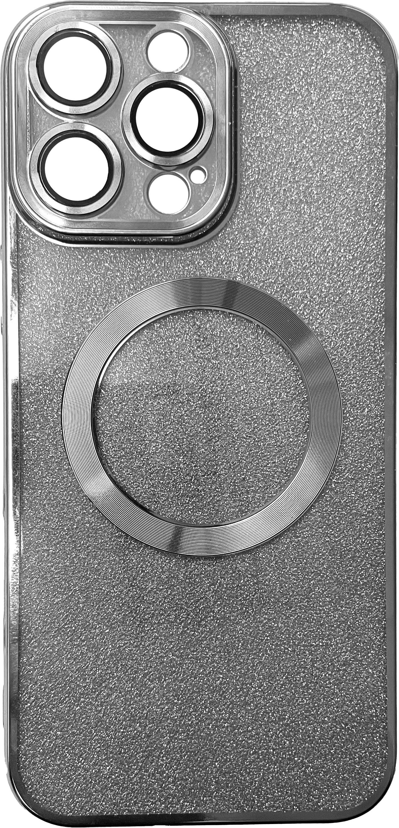 Glamour Back Cover Mag für Apple iPhone 16 Silver (21216)