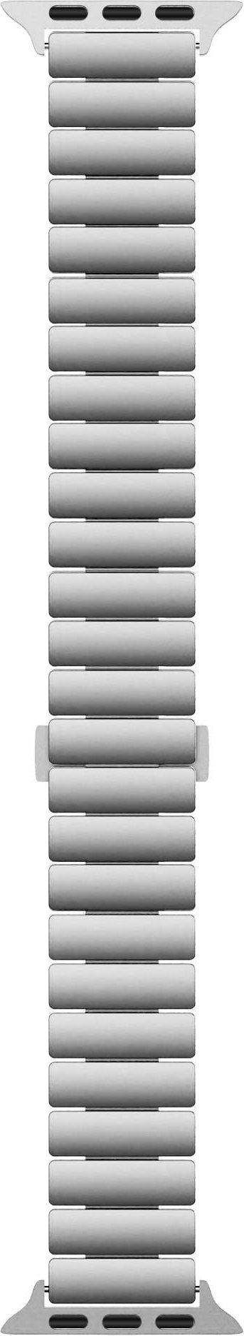 Armband Elite Strap für Apple Watch 42 (Serie 1/ 2/ 3)/ 44/ 45/ 46/ 49mm Silver (23128)