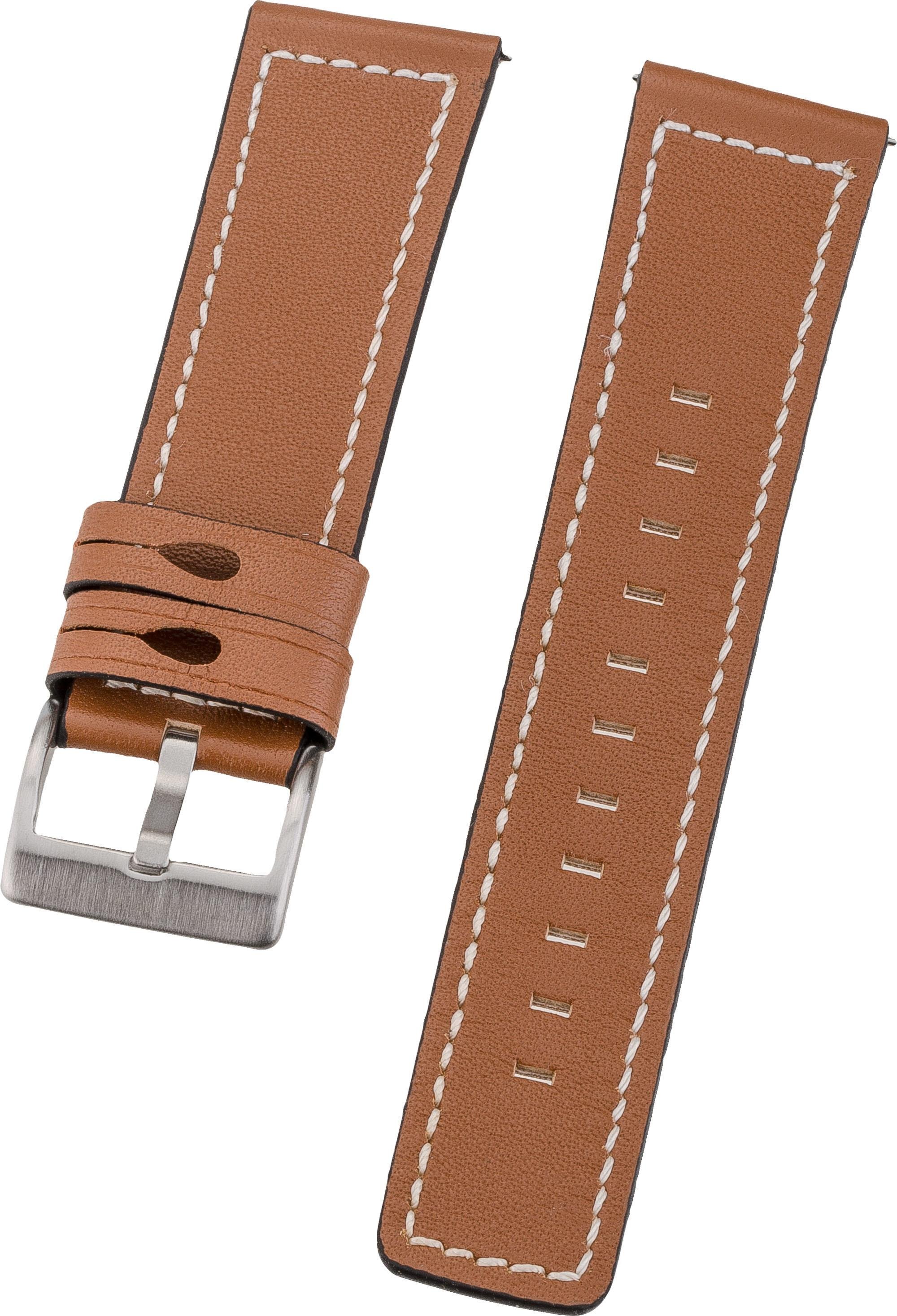 Armband 22mm Leather Brown (17653)