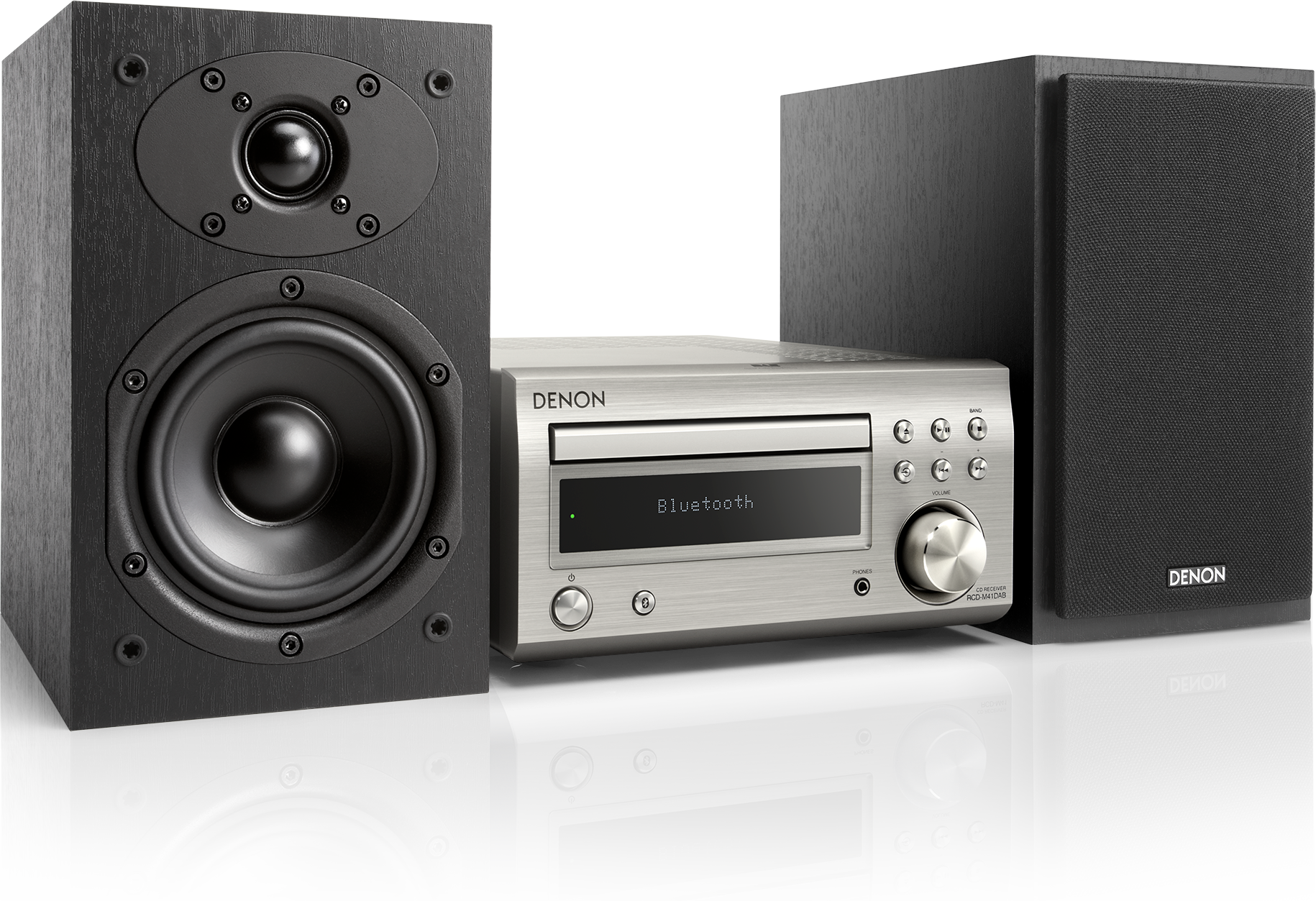D-M41DAB silber HiFi-System mit CD und Bluetooth
