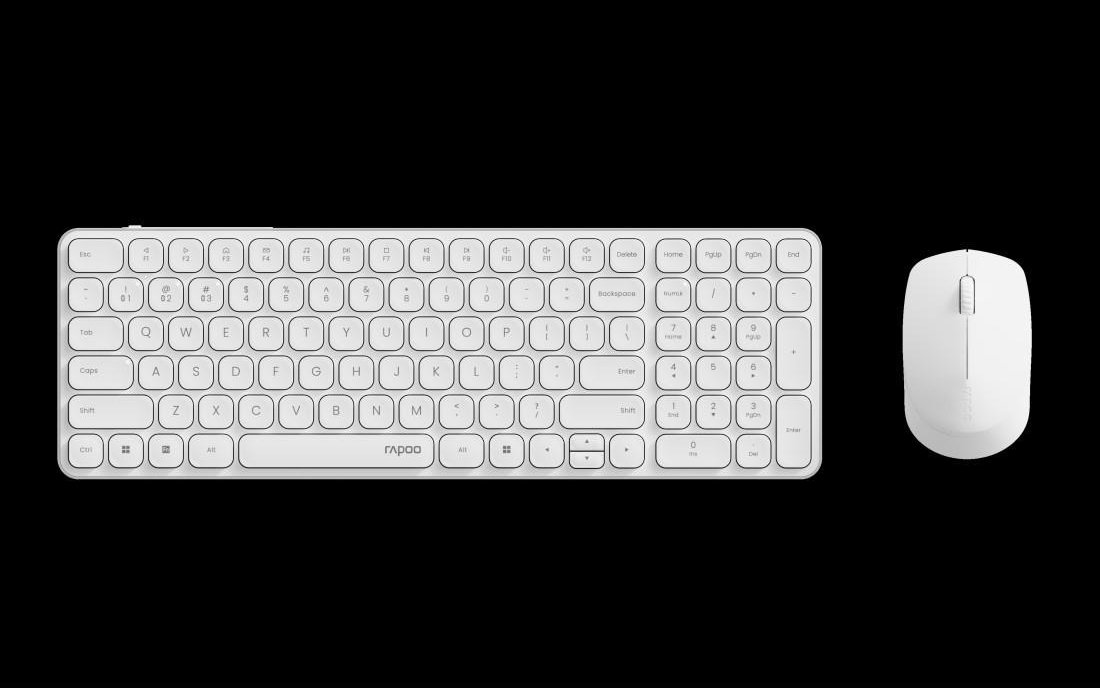 Kabelloses ultraflaches Multi-Mode-Deskset "9310M", Weiß (00226113)