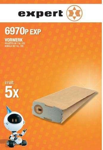 6970P EXP Staubsaugerbeutel
