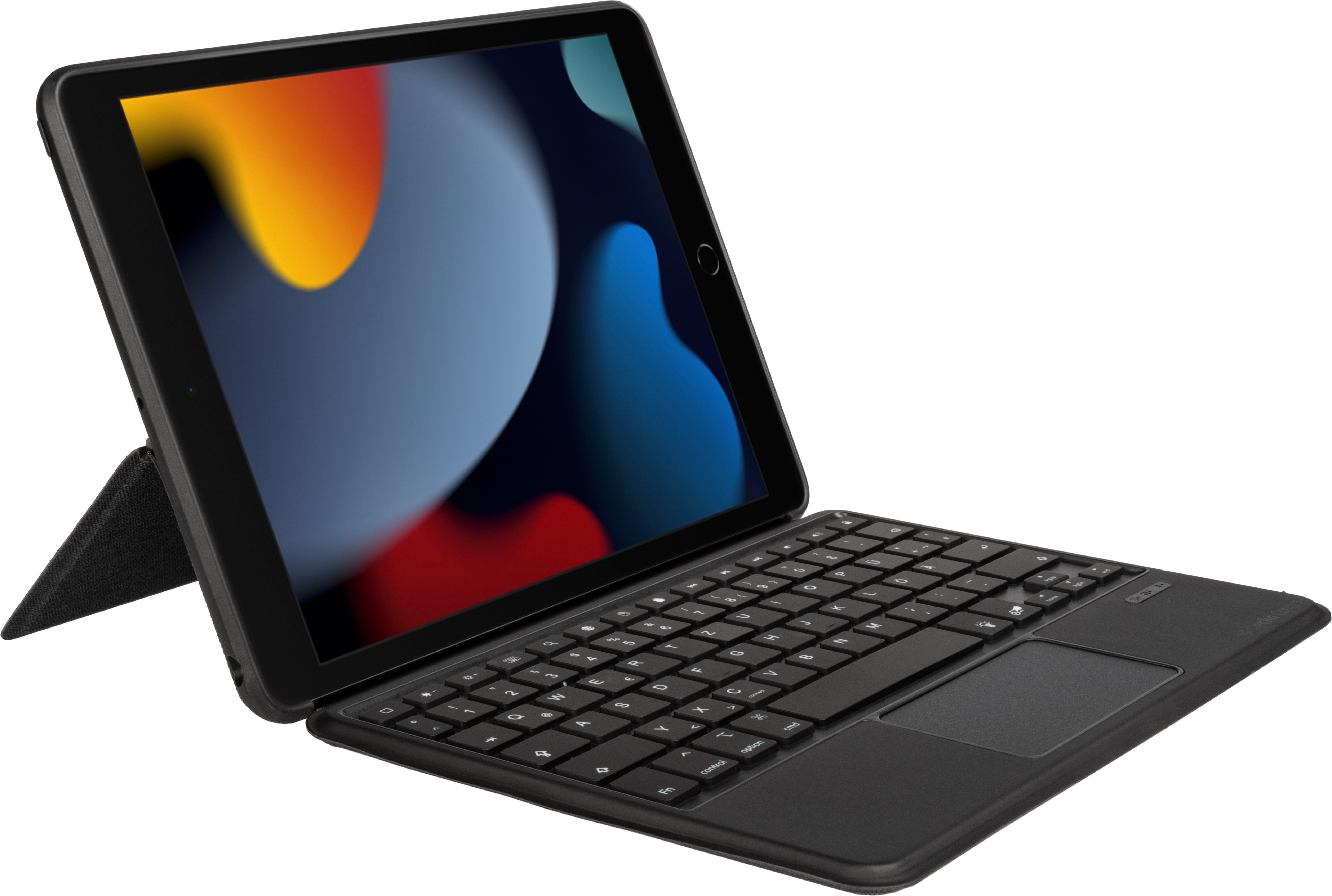 Bluetooth Tablet Tastatur Hülle - Apple iPad 10.2 Zoll (2019/2020/2021) - Dunkelgrau (63948)