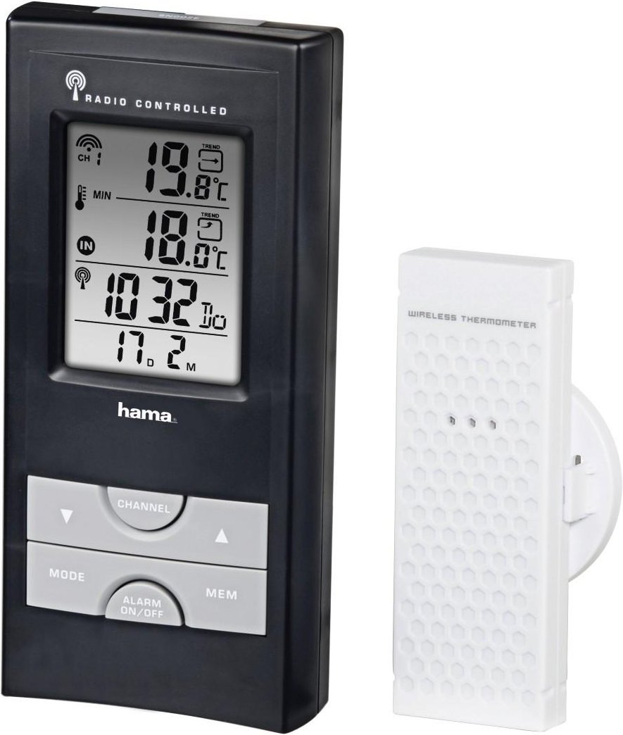 Elektronische Wetterstation "EWS-165", Schwarz (00186313)