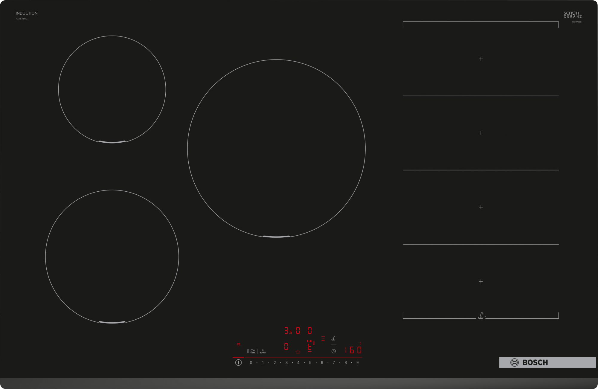 PXV831HC1E Serie 6 Induktionskochfeld (autark)