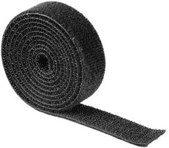 Klettband, universell, 1 m, Schwarz (00020543)
