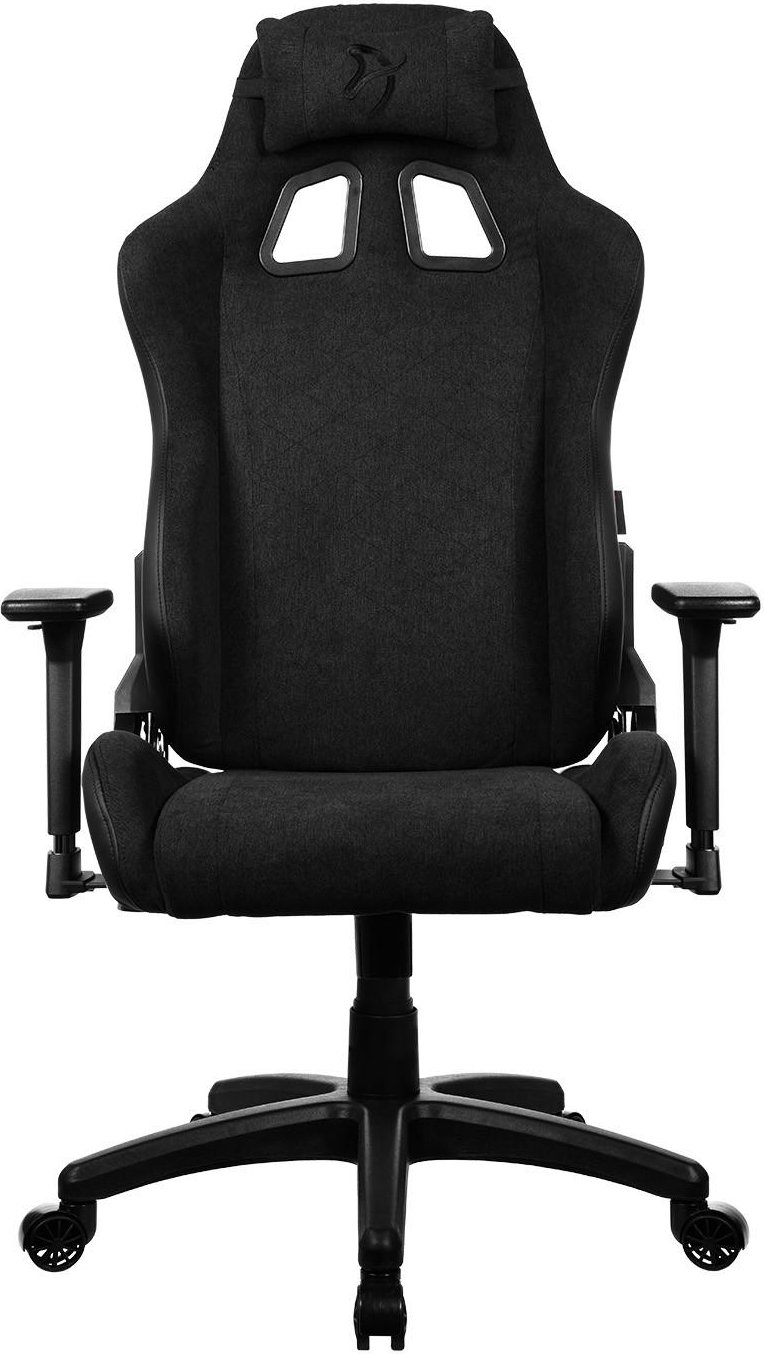 Avanti Soft Fabric Gaming-Stuhl, Pure Black
