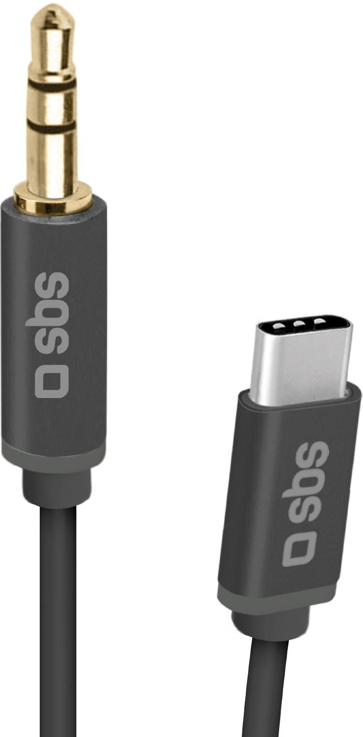Audiokabel USB-C - Jack 3,5 mm, Schwarz