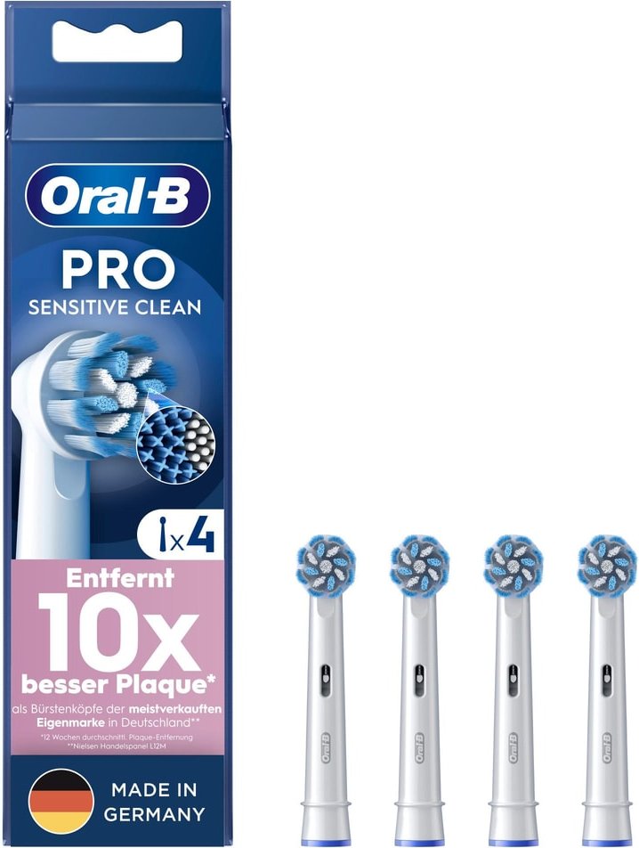 Thumbnail - Aufsteckbürsten Pro Sensitive Clean, 4 Stück