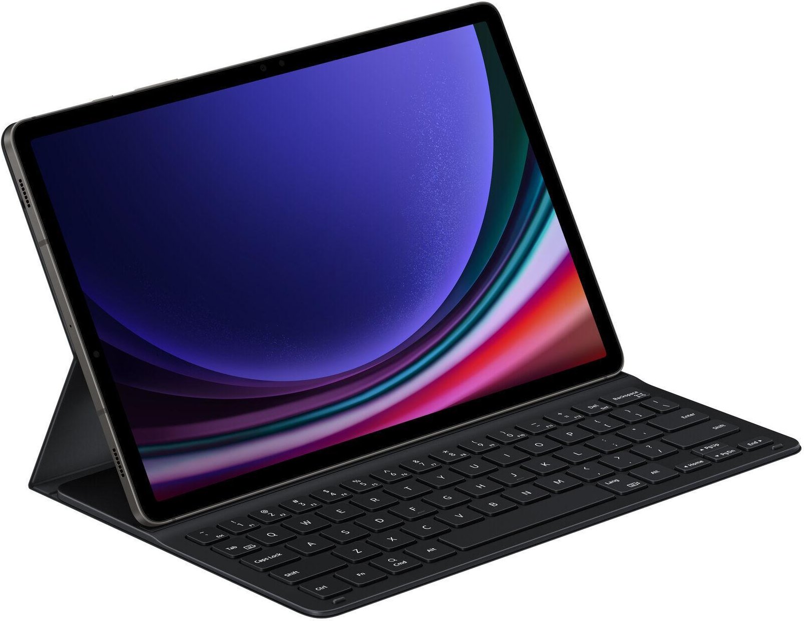 Galaxy Tab S9 Book Cover Keyboard Slim - Black Tablet-Hülle