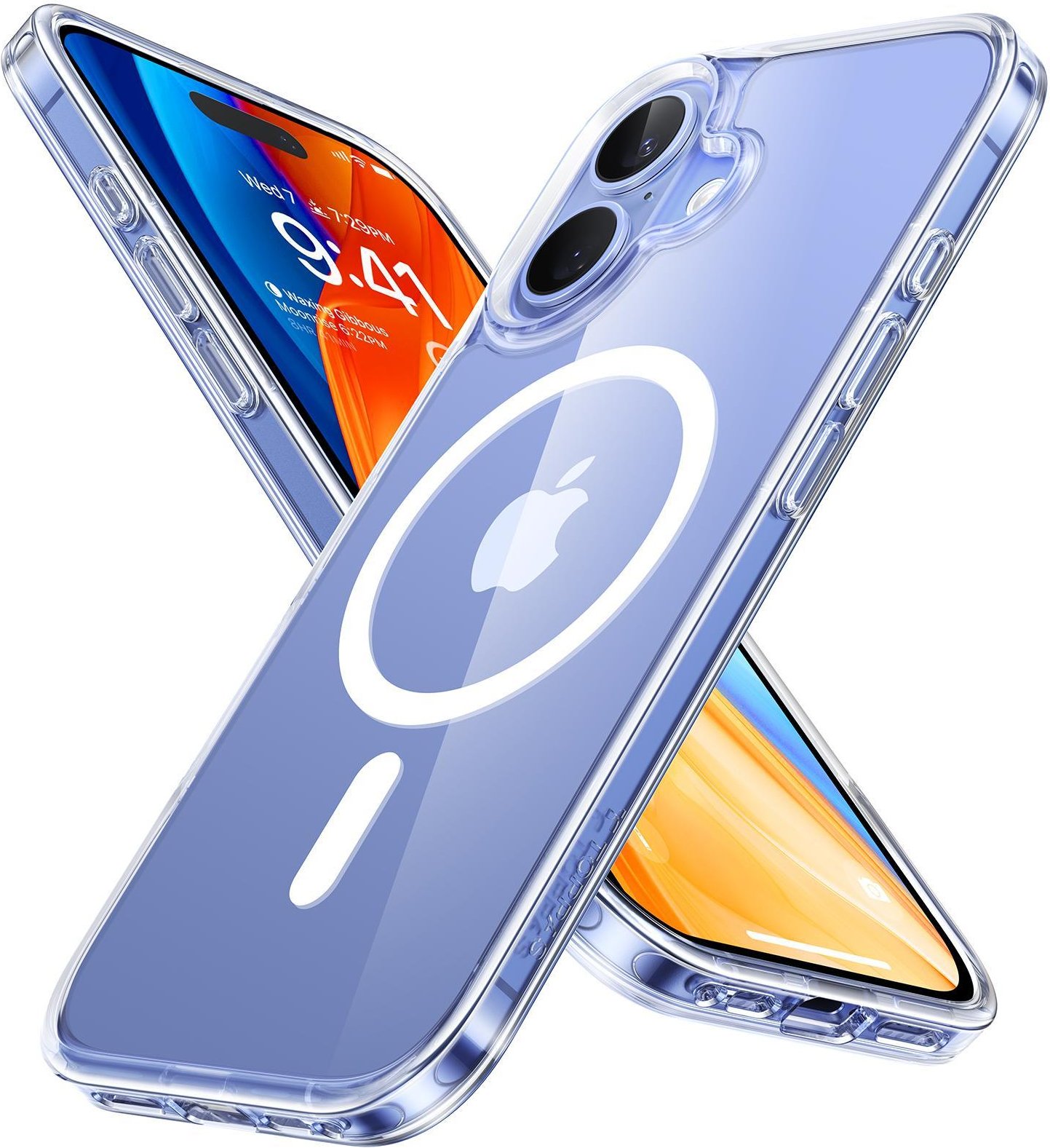 Diamond-Mag Series für iPhone 16 Clear Handyhülle