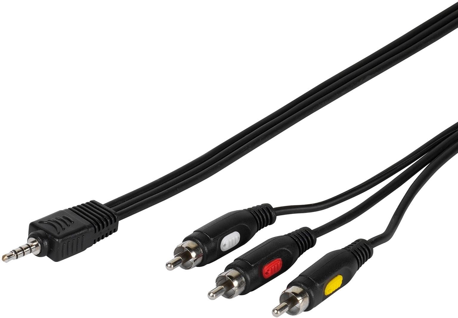 Klinken-auf-Cinch-Videokamerakabel, 2 m