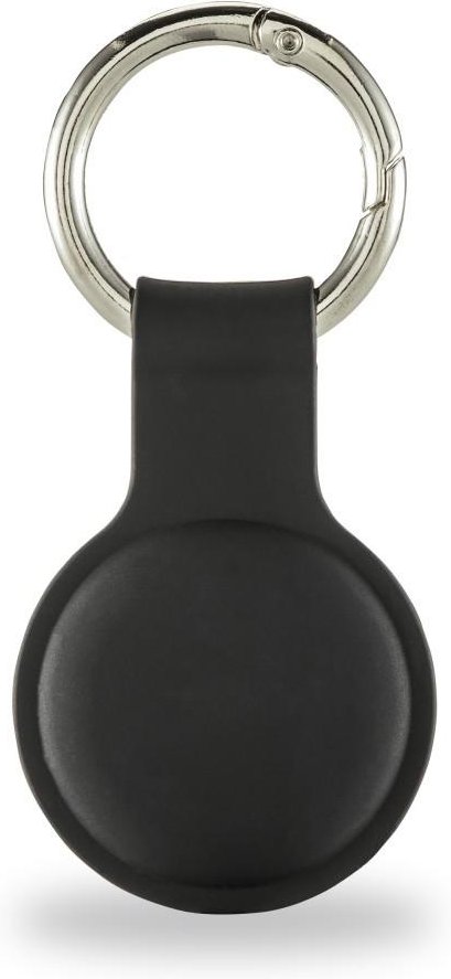 Schlüsselanhänger "Fantastic Feel" für Apple AirTag, Silikon-Look, Schwarz (00215626)