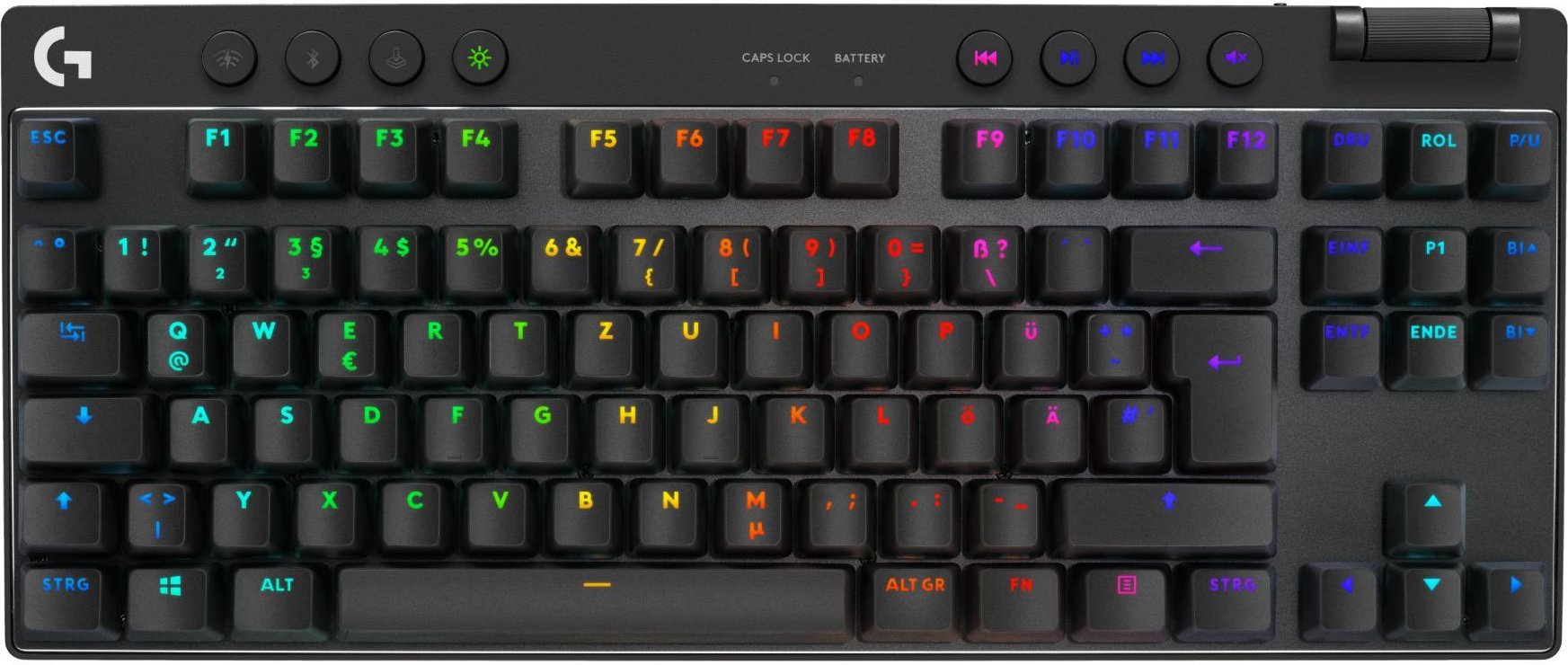 PRO X TKL LIGHTSPEED Gaming-Tastatur, Schwarz
