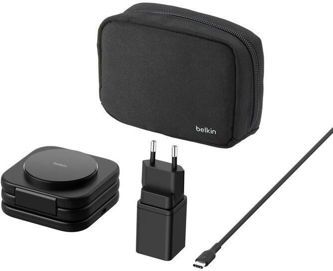 Thumbnail - Magnetische kabellose 3-in-1-Reiseladestation mit Qi2 (15 W)