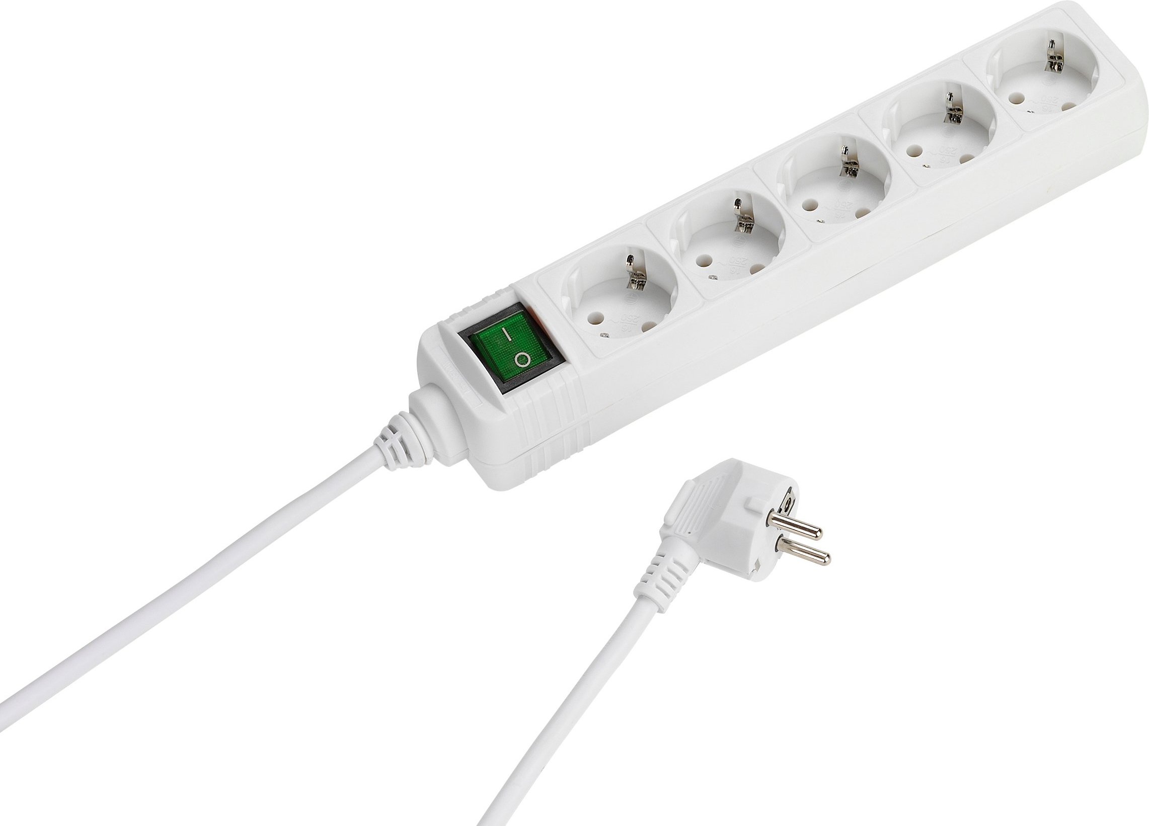 5-fach Steckdosenleiste mit Schalter (31045)