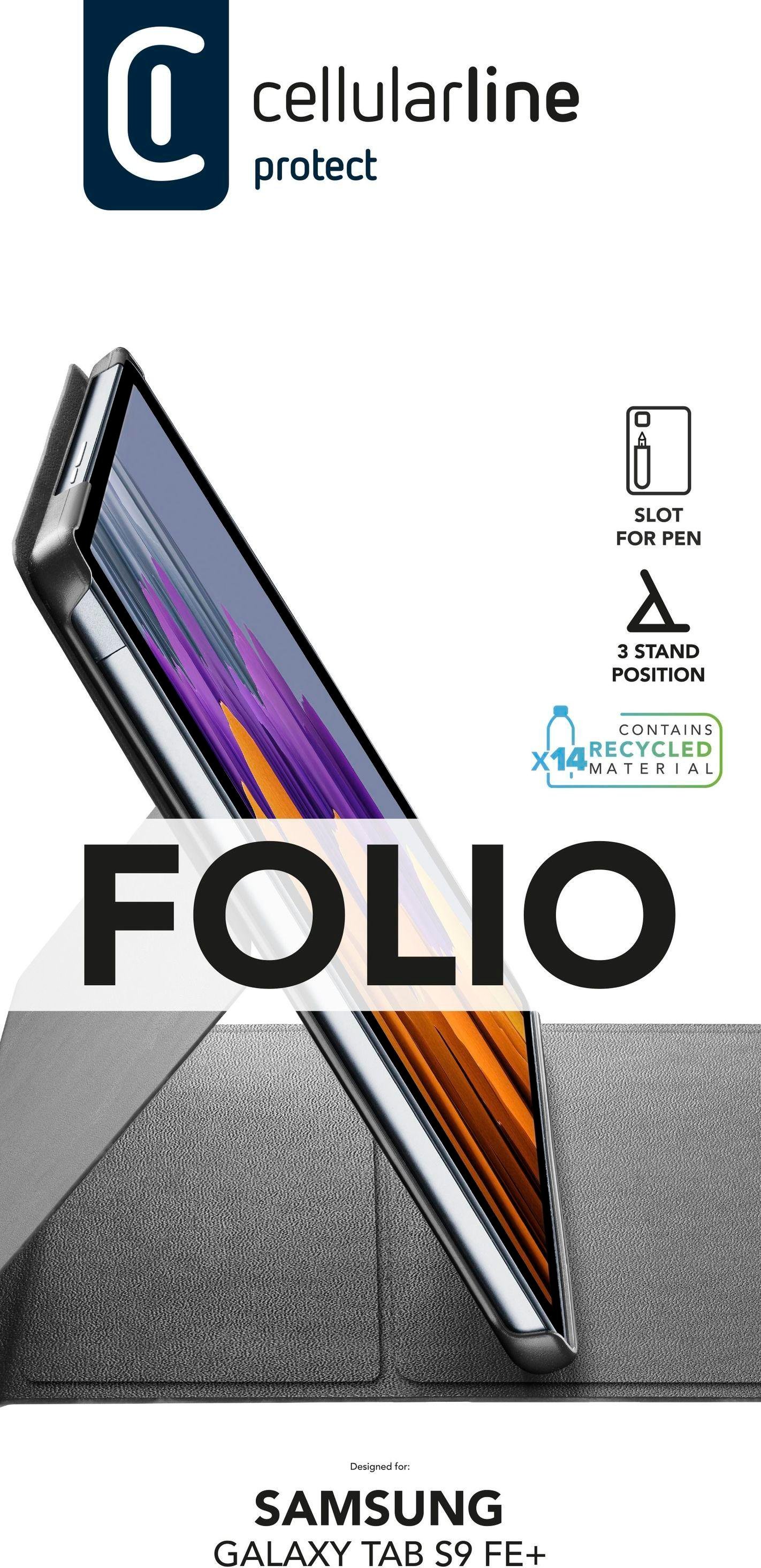 Folio Case Samsung Tab S9 FE + Black (61138)
