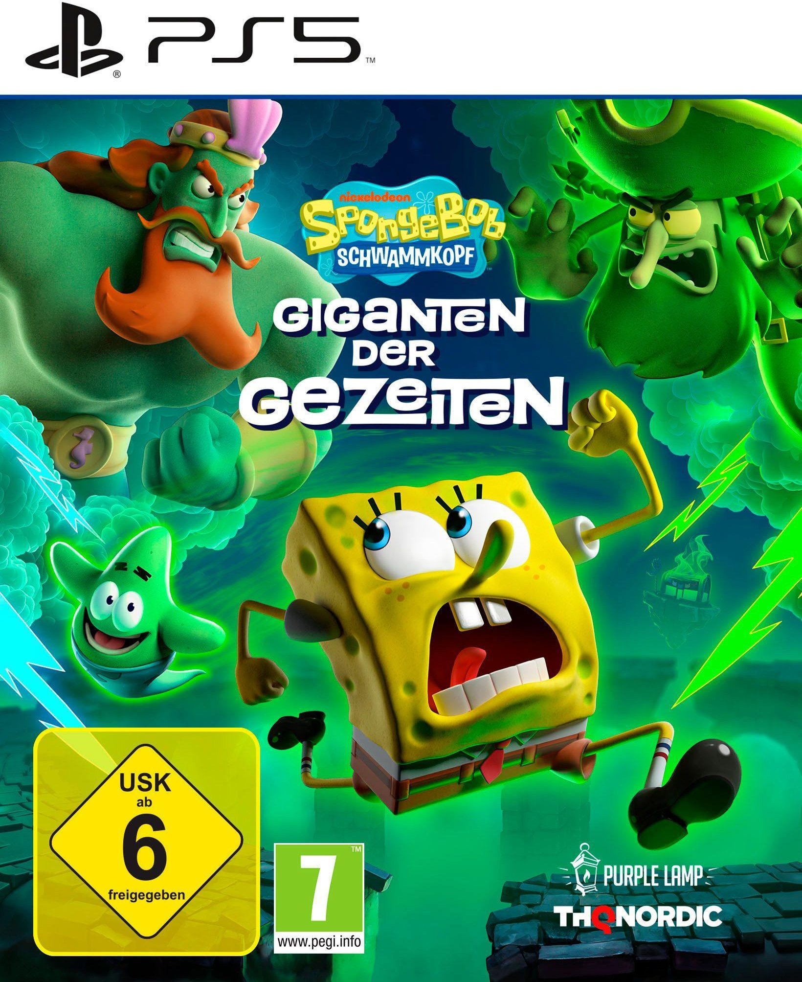 Spongebob Schwammkopf: Giganten der Gezeiten PS5-Spiel