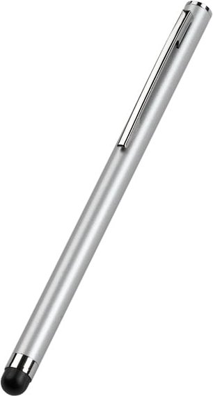 Stylus SLIM Eingabestift für kapazitive Displays silber (35570) Eingabestift