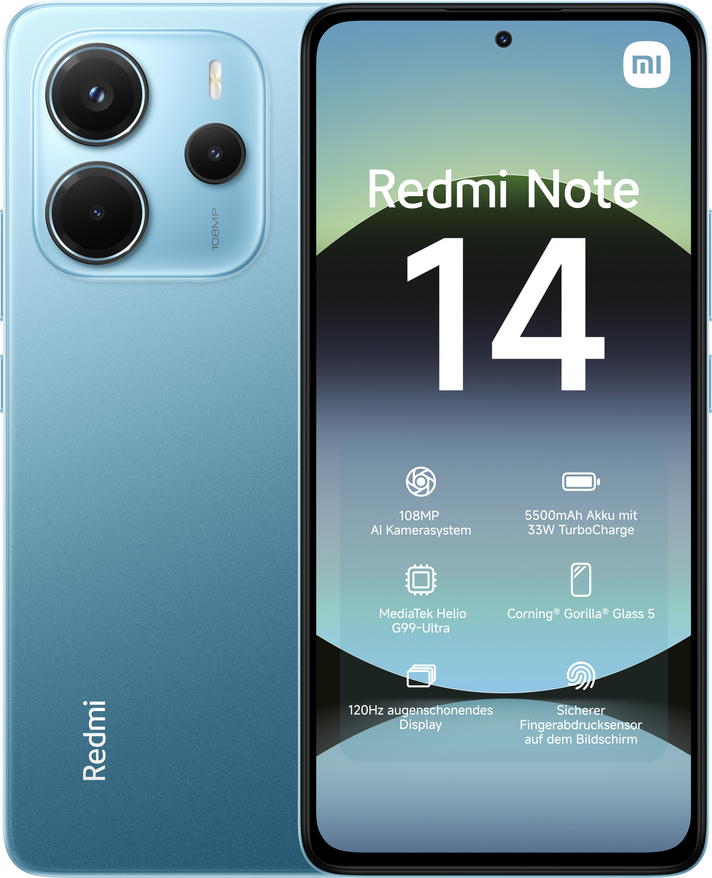 Redmi Note 14 4G 6GB + 128GB Ocean Blue Smartphone