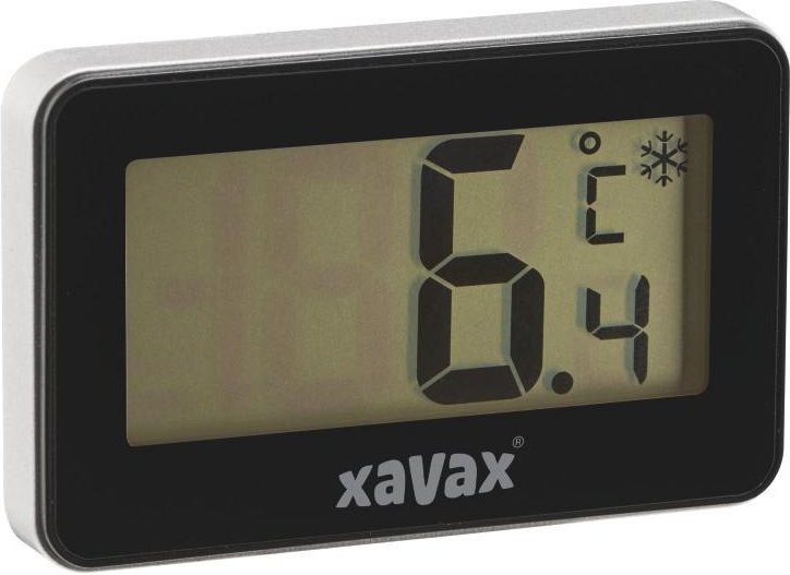Digitales Thermometer für Kühlschrank, Gefrierschrank u. Kühltruhe, Schwarz (00185853)