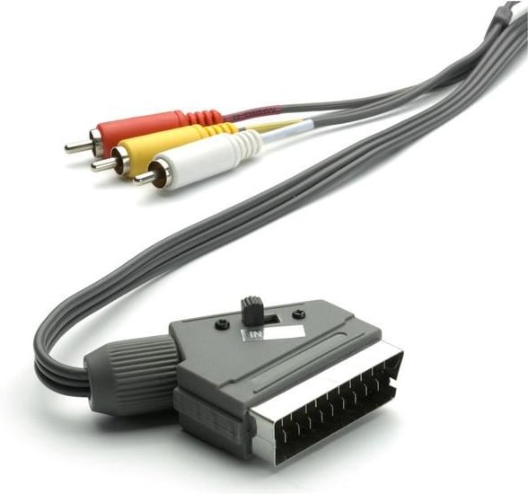 Thumbnail - Scart / Cinch-Verbindung IN / OUT, 2m (47502)