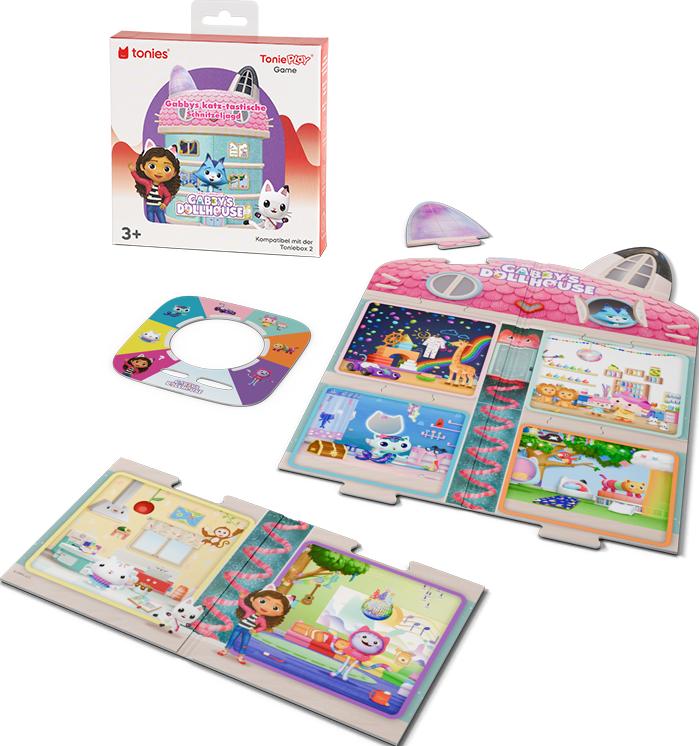 Gabby's Dollhouse - Gabbys katz-tatische Schnitzeljagd Tonieplay Game M