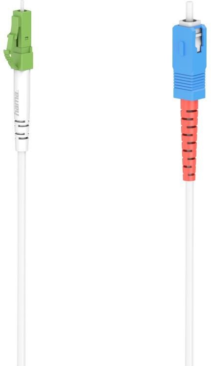 Glasfaser-Netzwerkkabel, LC/APC-Stecker - SC/UPC-Stecker, 10 Gbit/s, 9,00 m (00200767)