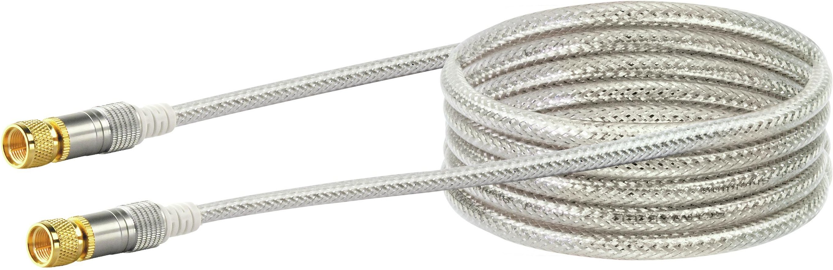 SAT Anschlusskabel (110 dB) KVCHD15 - F-Stecker, 1,5m