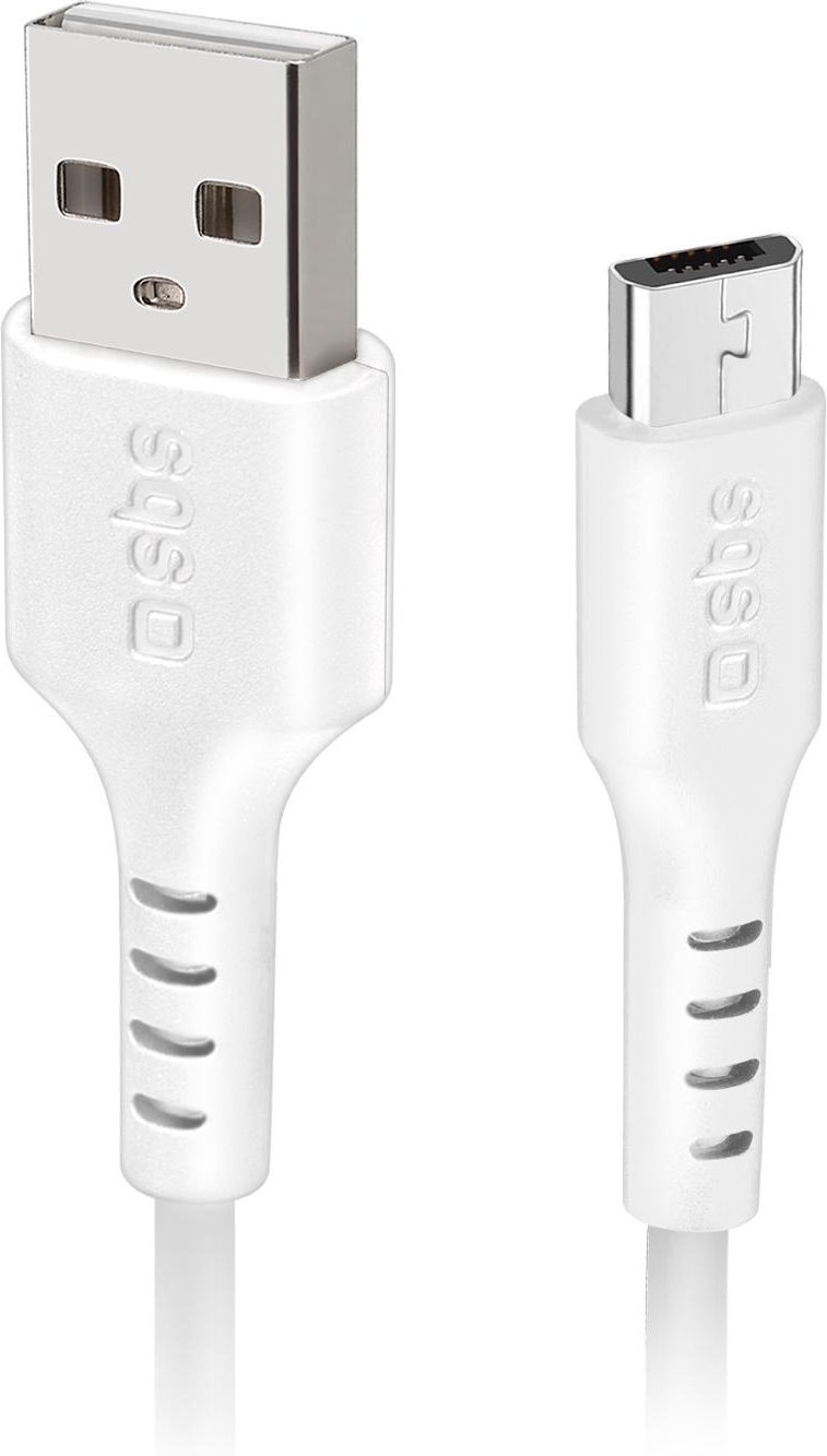 USB auf Micro-USB Kabel Datenkabel USB 2.0 - Micro-USB Weiß