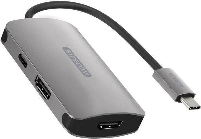 Adapter "CN-398", USB-C auf 2xHDMI™ mit USB-C Power Delievery (00195726)