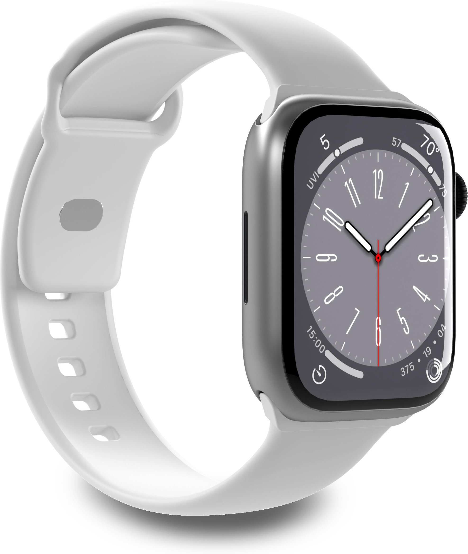 ICON Armband für Apple Watch 42/44/45/49 mm, Weiß