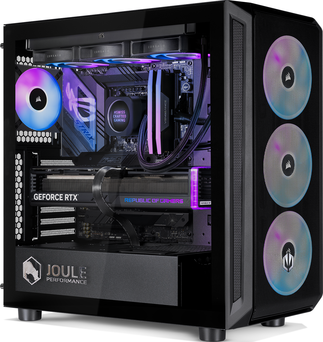 Gaming-PC L1134958, Schwarz, AMD Ryzen 7 9800X3D, 32 GB, 2 TB M.2 SSD, NVIDIA GeForce RTX 5070 Ti