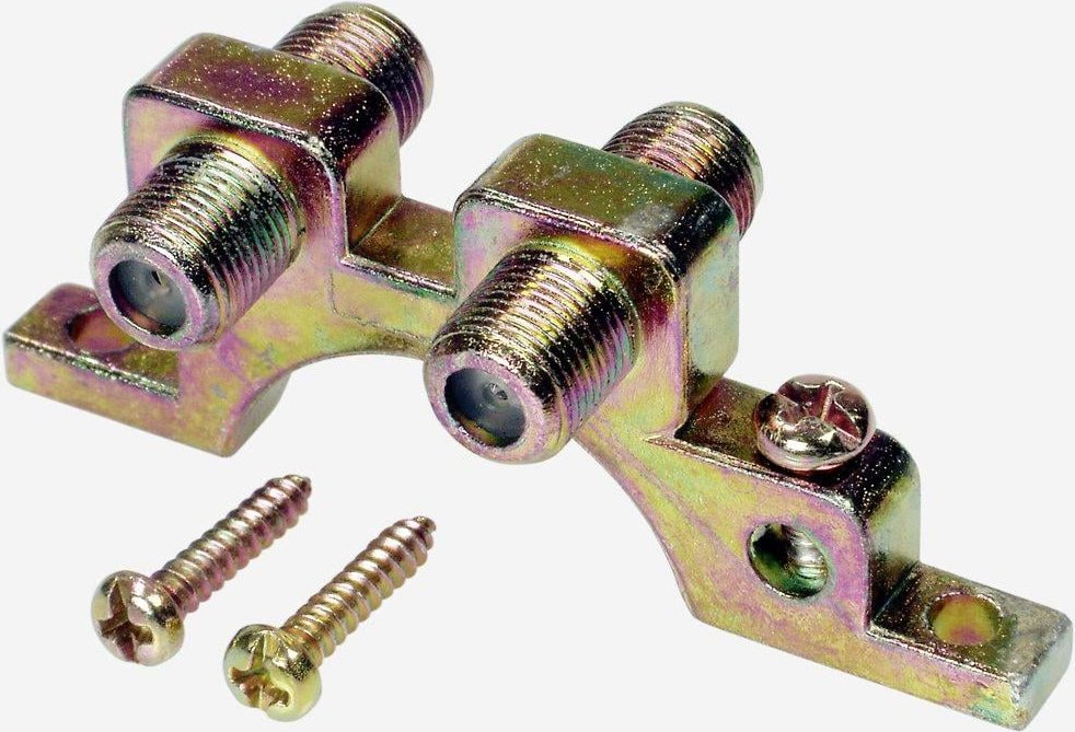 F-Doppelkupplung EFD 072 mit Erdungsklemme