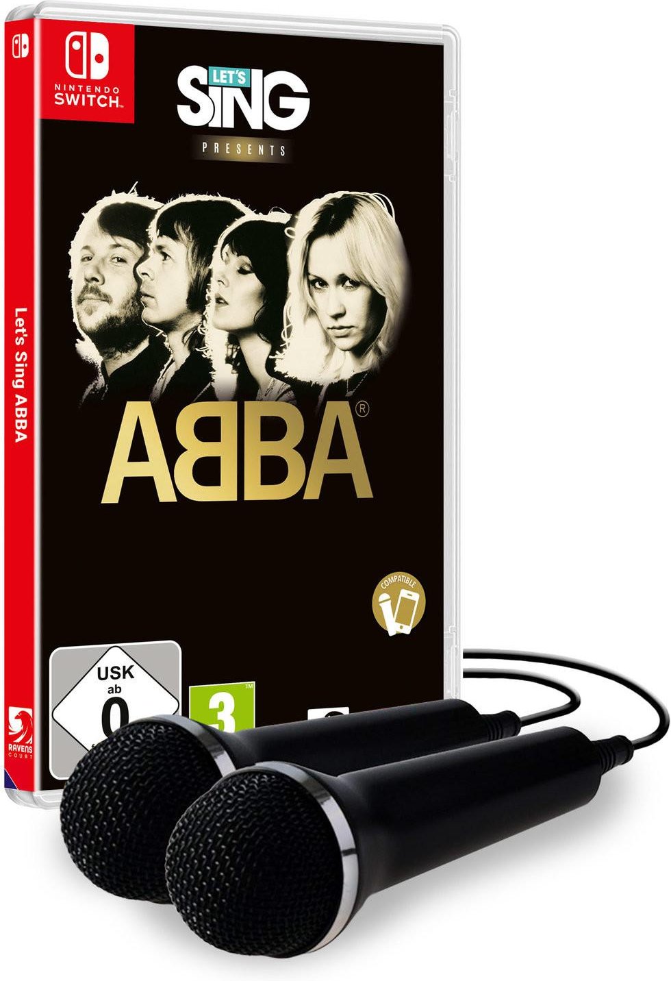 Thumbnail - Let's Sing ABBA + 2 Mikrofone Nintendo Switch-Spiel