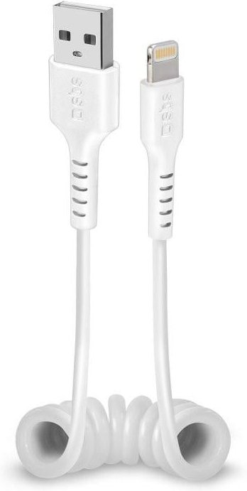 Lade- und Datenkabel, USB-A auf Lightning, 0,5 m, Weiß