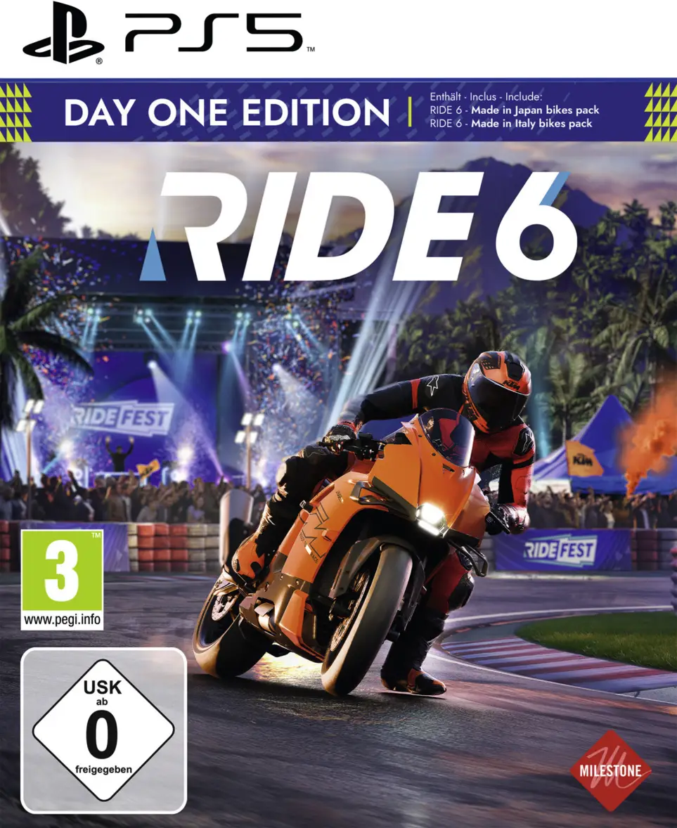 RIDE 6 (Day One Edition) PS5-Spiel