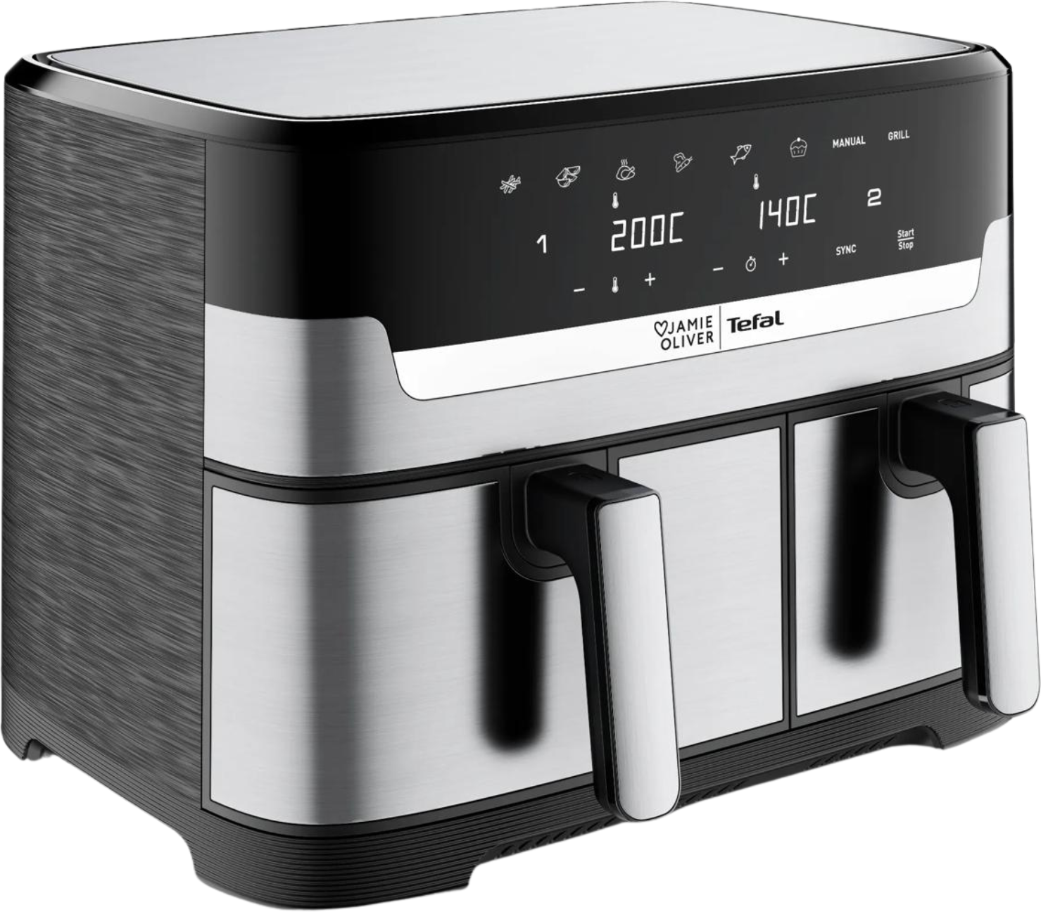 EY90JD Jamie Oliver Doppel-Heißluftfritteuse