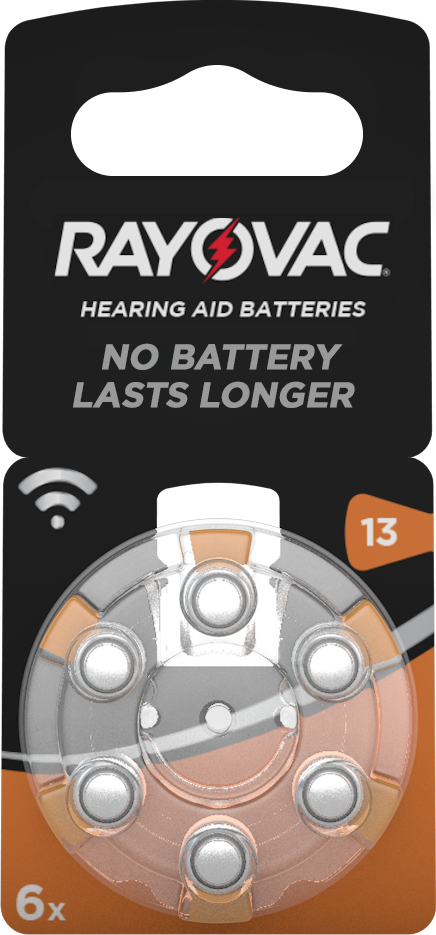 Hörgerätebatterie Typ 13, 6er Pack