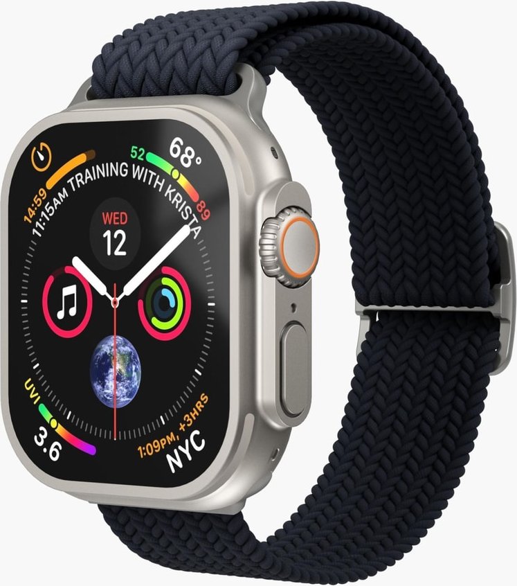 Thumbnail - Watch Strap - Woven Loop - Armband für Apple Watch 40 / 41 / 42 mm, Navy Armband