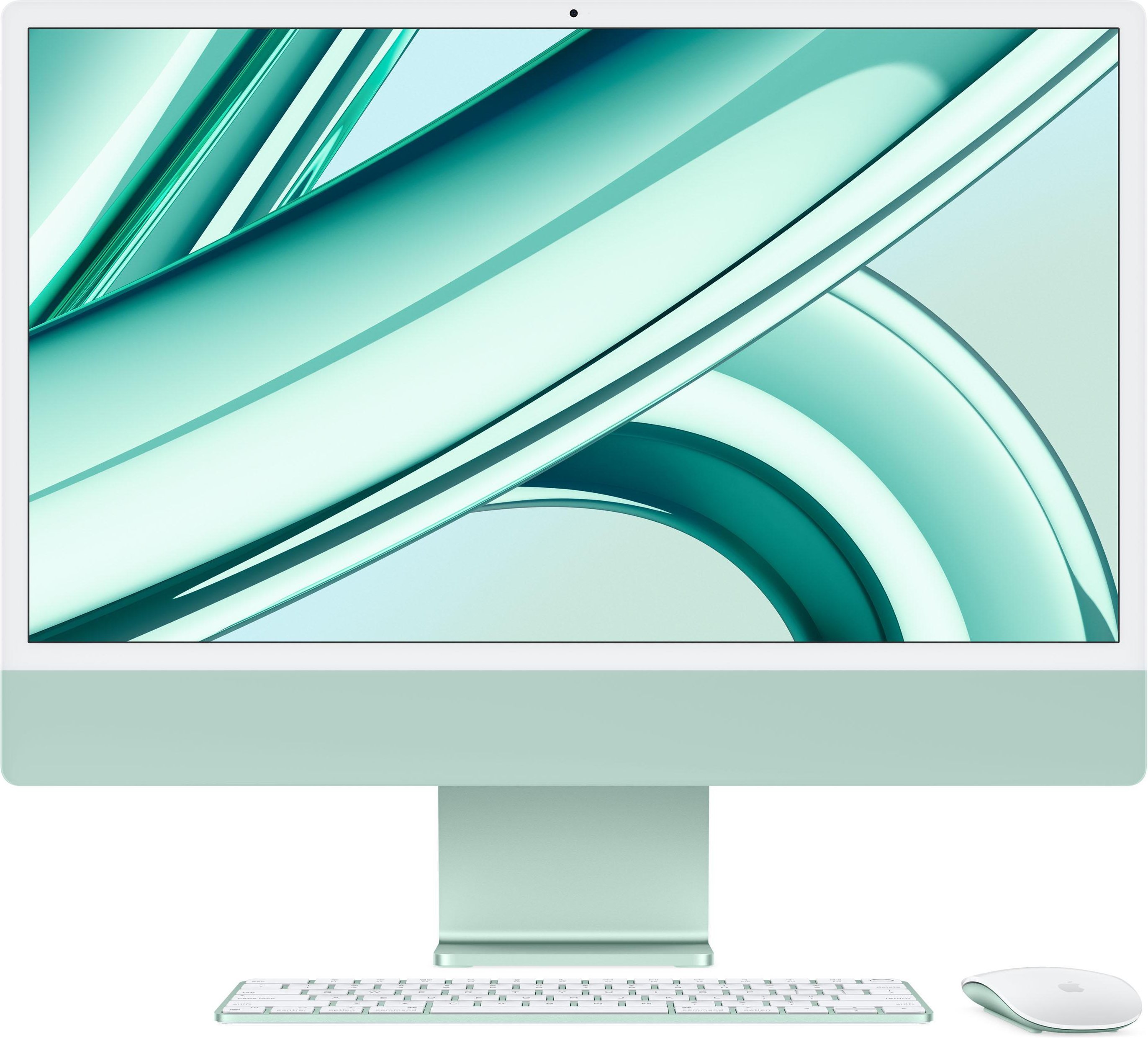 iMac Grün 24 Zoll, M3, 8-Core-CPU, 10-Core-GPU, 8GB, 512GB SSD