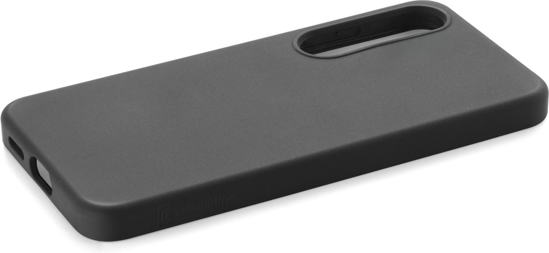 Sensation+ Soft-Touch-Silikonhülle - Galaxy S25 Edge, Schwarz